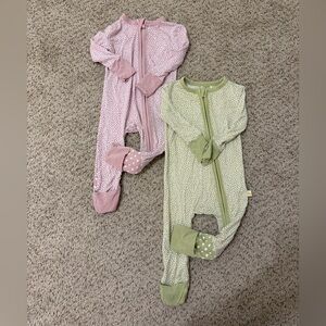 Posh Peanut Parz Polka Dot Baby Onesies